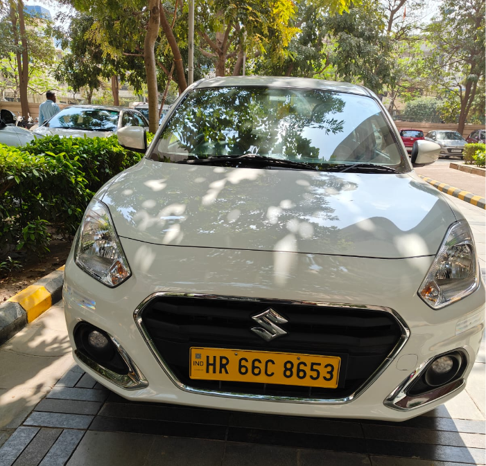 Swift Dzire taxi service Gurgaon by Sky Cabs India